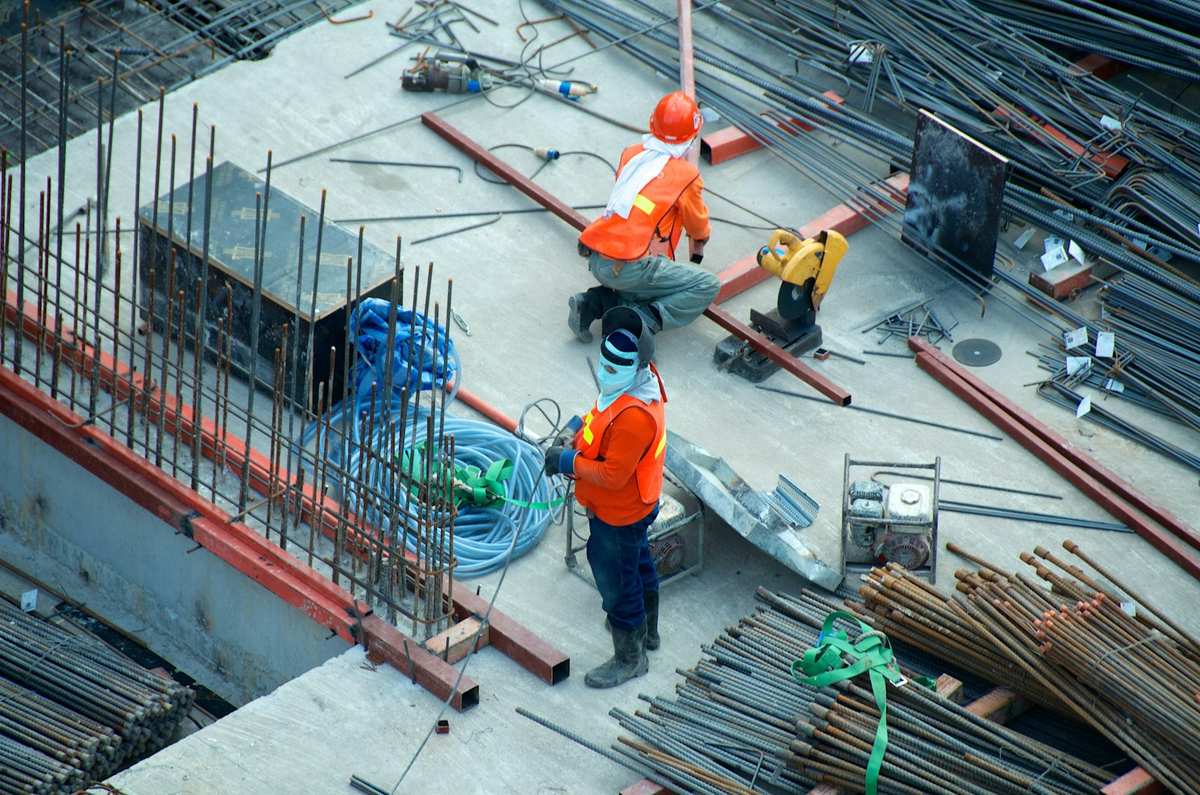 大型土地開發與道路工程空拍示意圖